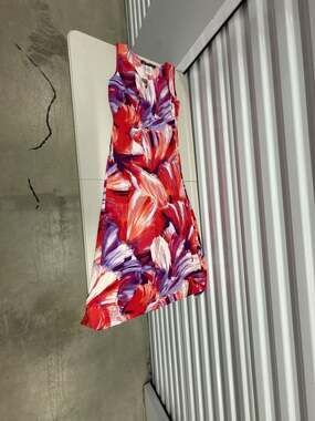Adressing Woman Sleeveless Floral Print Maxi Dress